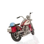 AJ119 Red Harley-Davidson Motorcycle Metal Handmade 